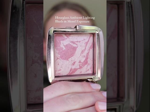 Overhyped Makeup: Hourglass Ambient Lighting Blush in Mood Exposure #shorts #hourglass #luxurymakeup