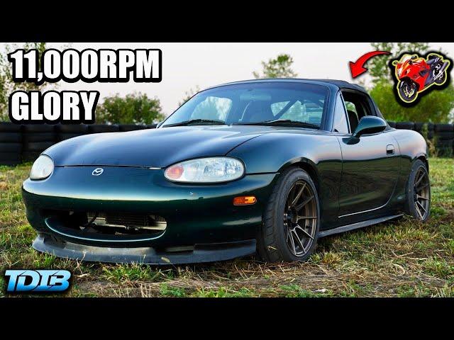 A Hayabusa Swapped Mazda Miata is UNREAL