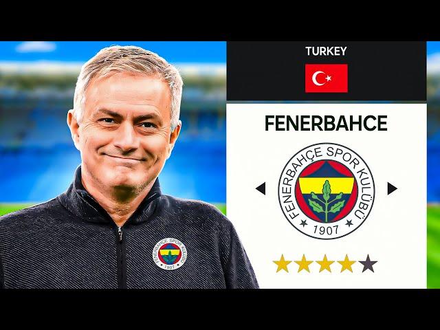 I Fixed Fenerbahce as Jose Mourinho...