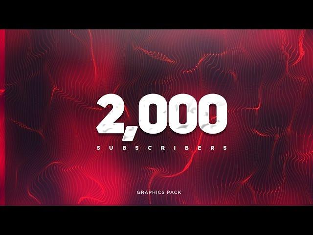 RubyGraphics | 2,000 Subscribers FREE Photoshop Graphics Pack | Thank You For 2,000 Subscribers