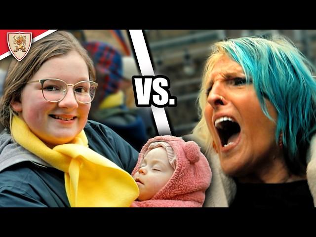 March for Life vs. Abortion March CONTRAST in 6 Min