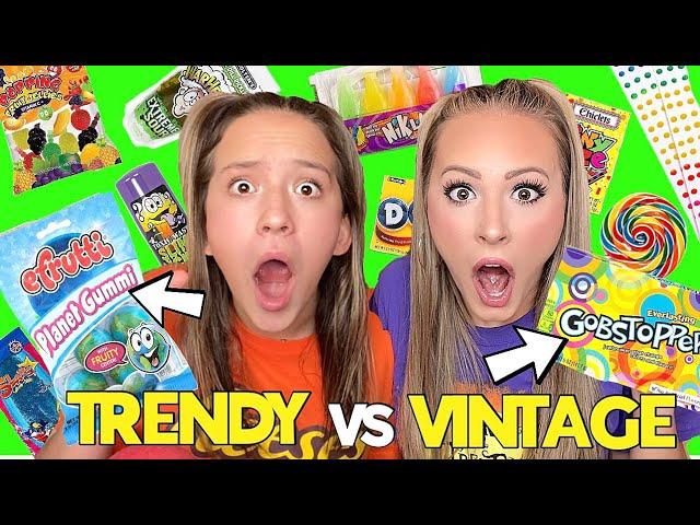 TRENDY VS VINTAGE HALLOWEEN CANDY 