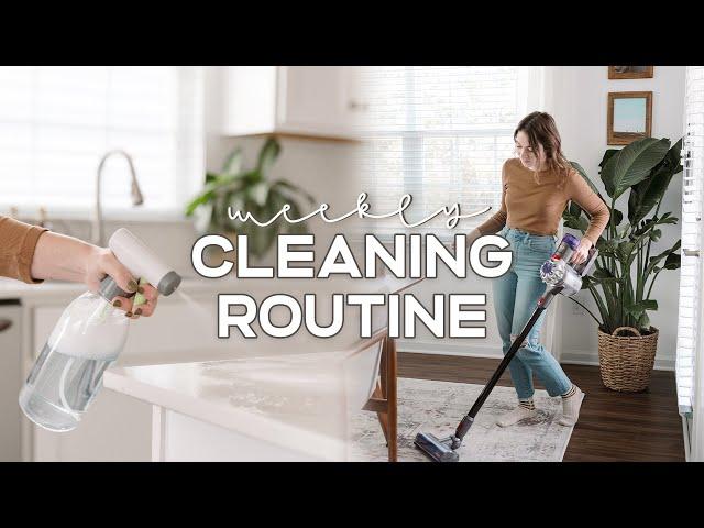 My Weekly CLEANING & TIDYING Routine  | Tidy Home Habits, Cleaning Motivation & Whole Home Reset