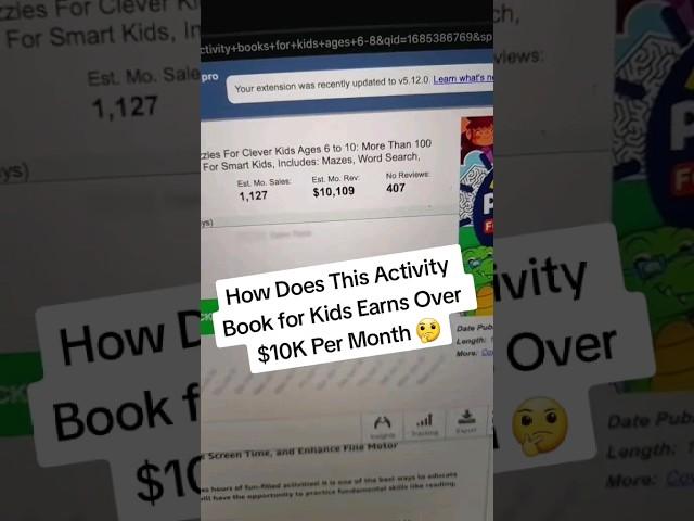 How to create and sell Activity Book for Kids on Amazon KDP #amazonkdp #amazonkindledirectpublishing