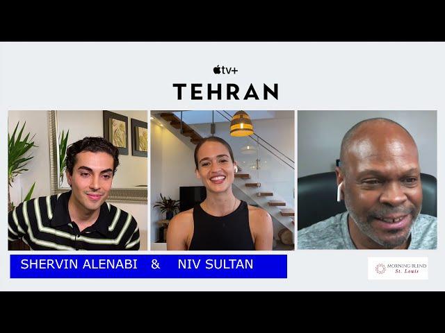 Niv Sultan  and Shervin Alenabi From the Apple TV+ Series "Tehran" on Morning Blend