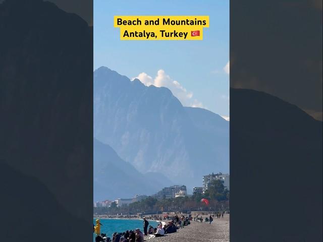 #beach ️ #mountains in #turkey  #antalya #pebblebeach #travel #beautiful nature