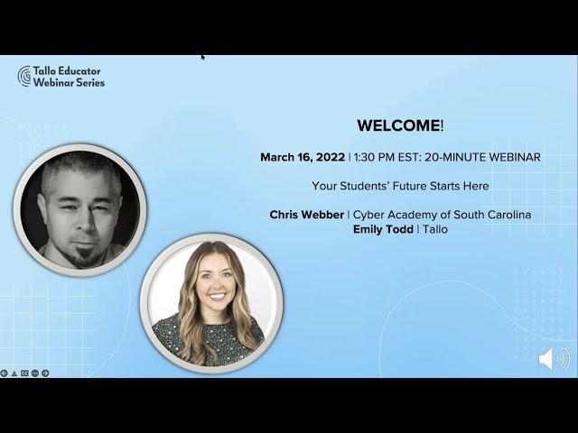 Educator Webinar Series | Christopher Webber | Cyber Academy of South Carolina