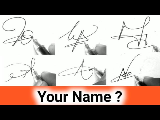 ️ Signature Tutorial | How To Make a Signature @SignatureExpert