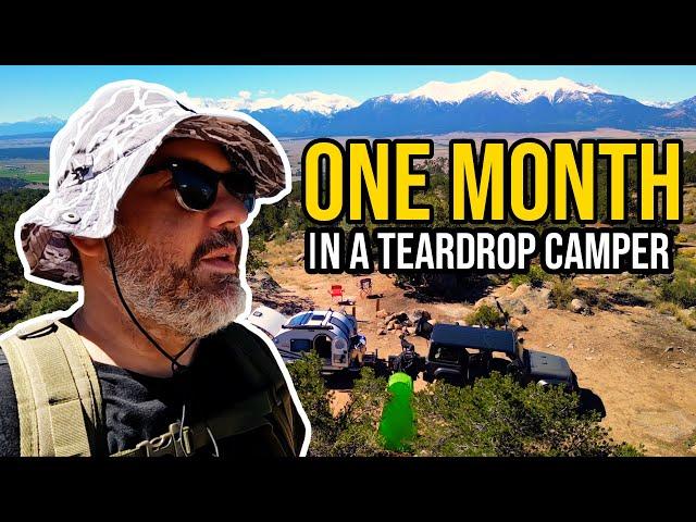 Exploring The Colorado Rockies In A Teardrop Camper For 30 Days! | Full Adventure Video