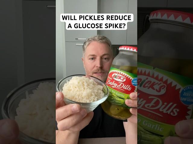 Will dill pickles help to reduce a glucose by caused by rice? ￼#glucose #bloodpressure #dillpickles