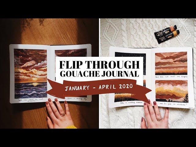 GOUACHE ART JOURNAL TOUR  | January - April 2020