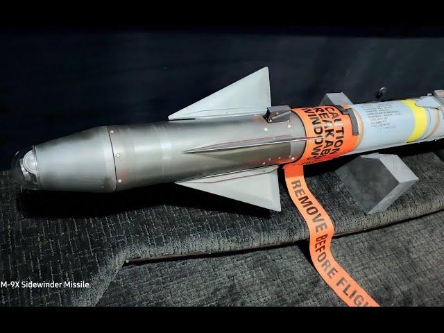 AIM-9X Sidewinder Full Scale Replica - COMPLETED BUILD (DIY Missile) #Reaper #SIDEWINDER #AIM9X