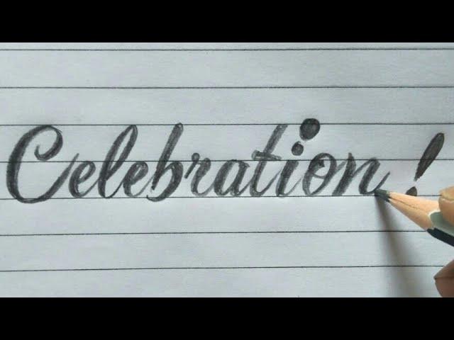 Choclate writing| Celebration stylish writing | celebration Choclate writing |  RUA sign writing