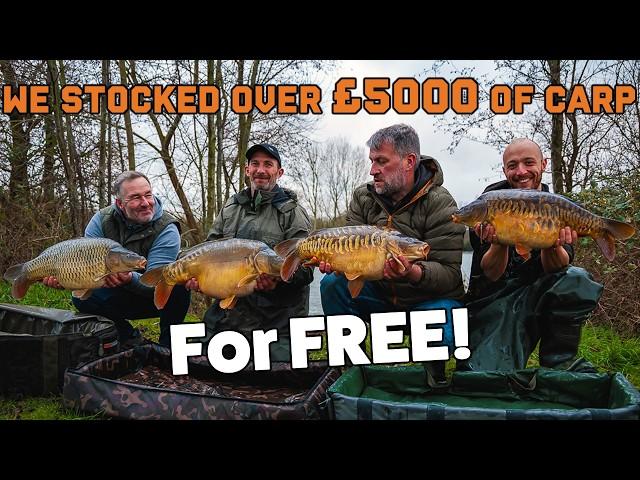 Donating Carp to Fishing Lakes & Helping Thousands of Anglers | The Fox Fish Fund