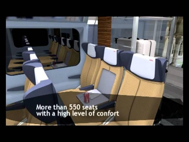 Talgo Avril High speed and state of the art passenger train.avi