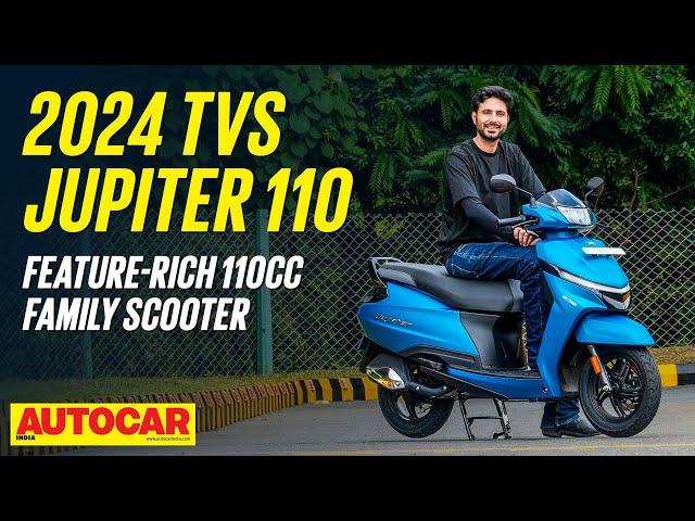 2024 TVS Jupiter 110 - Price, features, variants and more | Walkaround | Autocar India