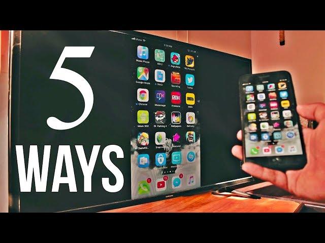 5 Ways to Screen Mirror iPhone to Samsung TV (No Apple TV Required)