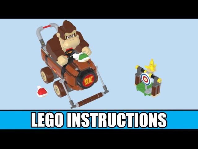 LEGO Donkey Kong & DK Jumbo Instructions - Super Mario - 72033 - Mario Kart