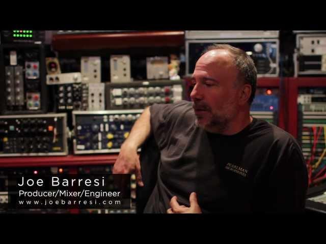 Joe Barresi records guitars with Symphony I/O mic preamp module