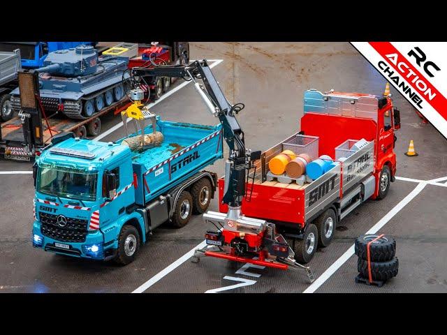 Epic RC Truck and Construction Action @Messe Chemnitz