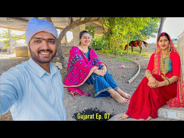 गुजराती गांव में Village Life with Bharti & Ramdev @LivevillagelifewithOmfamily   Gujarat Ep. 07