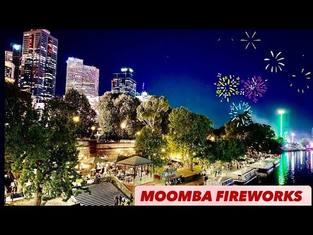 MOOMBA FESTIVAL Fireworks 2025 Melbourne