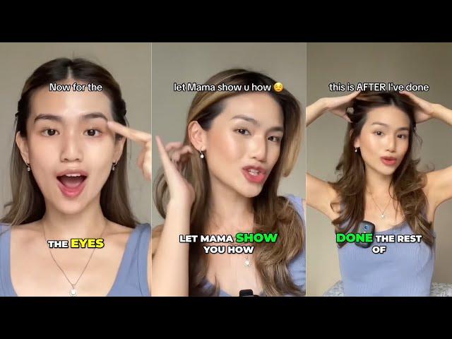 Get the Perfect Glowy Makeup Base  Step by Step Tutorial for Baby Girlies #douyin #tiktok #viral 