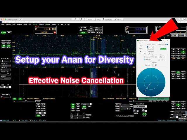 Apache Labs Anan 7000DLE Mk3 Diversity Reception Setup | How to Setup Thetis for Diversity