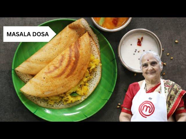 Tasty Instant Masala Dosa recipe by Gujju Ben I Gujju Ben shows her new kitchen-ware I Potsandpans