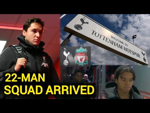 22-Man Liverpool Squad Arrived in TOTTENHAM Hotspur & Fully focused