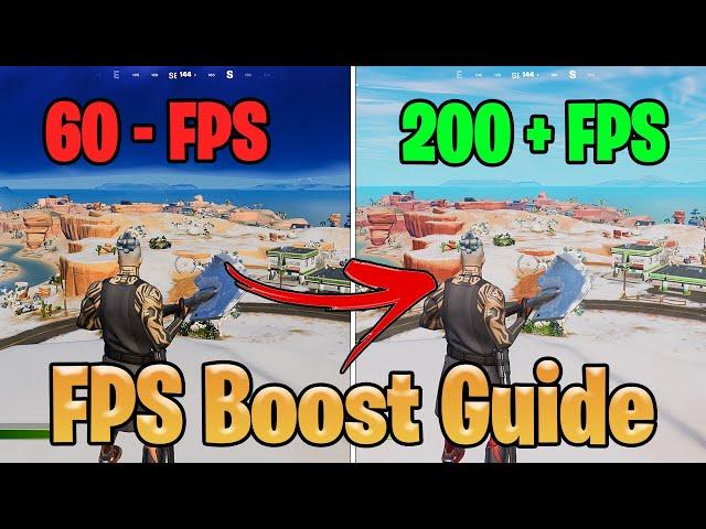 How to boost FPS and Reduce Input Delay in Fortnite Chapter 3 (FPS Boost Guide)