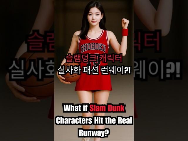 슬램덩크 실사화 런웨이?! | Slam Dunk Characters Walk the Runway in Real Life #whatif #fashion #runway