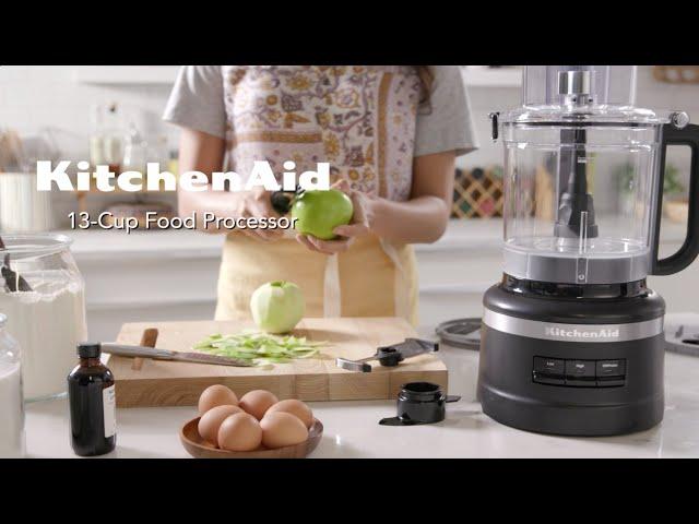 Explore the KitchenAid 13 Cup Food Processor with Dicing Kit