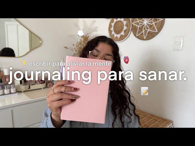 journaling: escribir para aliviar la mente - guía principiantes / app para journal digital