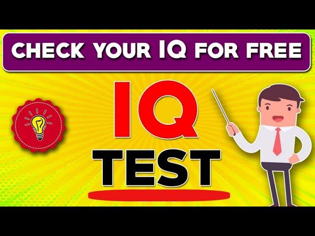 Intelligence Test : Real online IQ Test