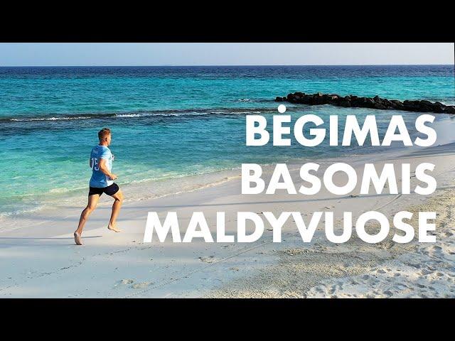 Bėgimas basomis Maldyvuose