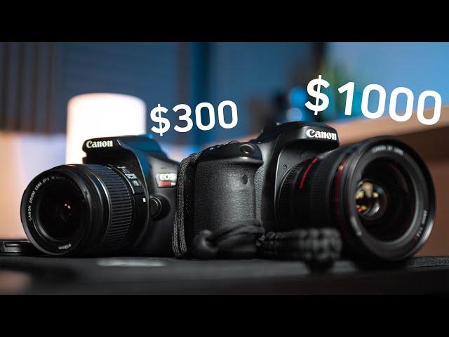 $300 Camera vs $1000 Camera - What's The Difference?!