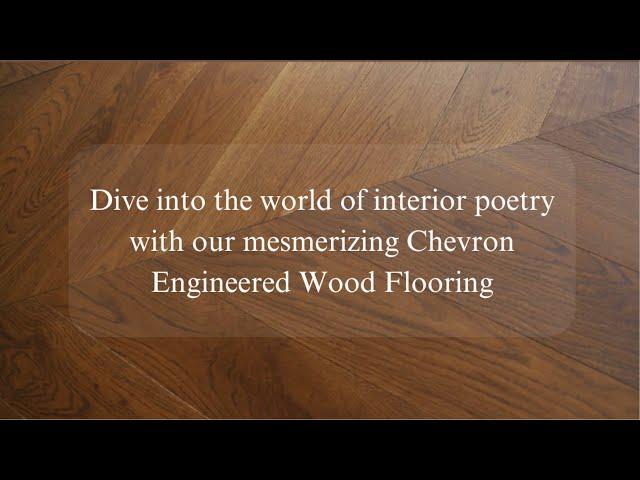 Engineered Wood Flooring In Chevron Pattern