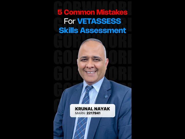 5 Common Mistakes for VETASSESS Skills Assessment