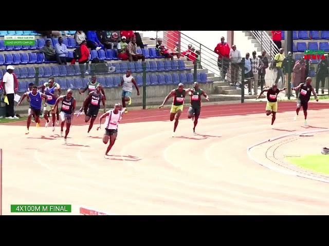 Men's 4x100m Final| African Senior Athletic Championships Trials 2024