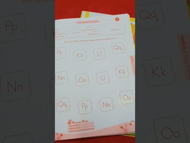 Worksheets for nursery class