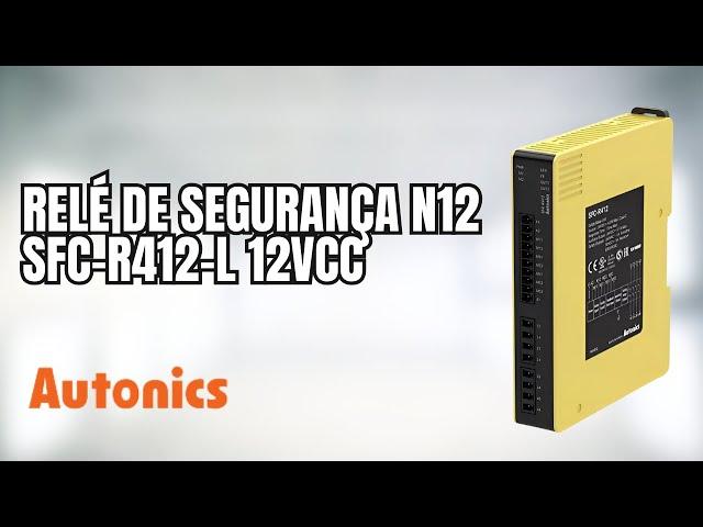 RELÉ DE SEGURANÇA NR12 SFC-R412-L 12Vcc AUTONICS