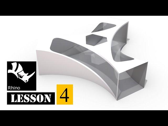 Lesson 4: Rhino3D Tutorials/Full Course -- Modeling Prince Bay Marketing Exhibition Center