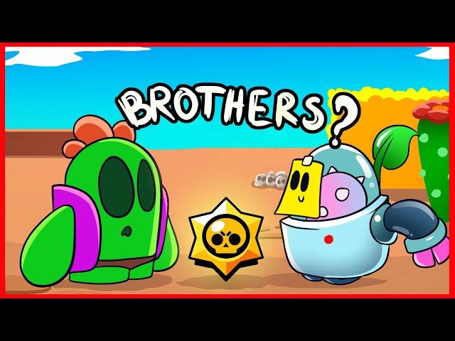 BRAWL STARS ANIMATION - SPIKE AND SPROUT ARE BROTHERS ?!