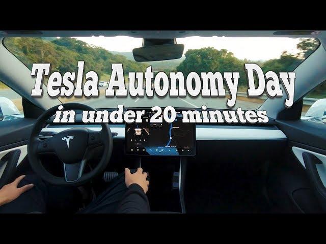 Tesla Autonomy Day in under 20 minutes | Full Self Driving