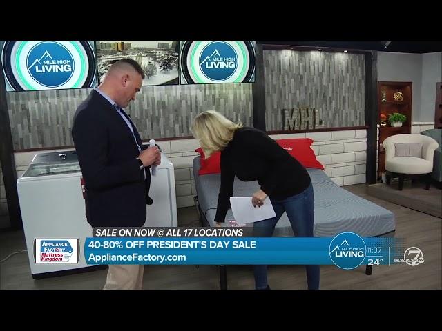 Appliance Factory & Mattress Kingdom - President's Day Sale