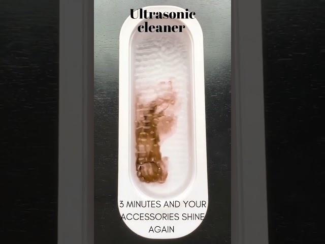 Shine! ️ #jewelry #cleaning #jewelrycleaning #ultrasoniccleaner #diamond #ring #gadget #silver