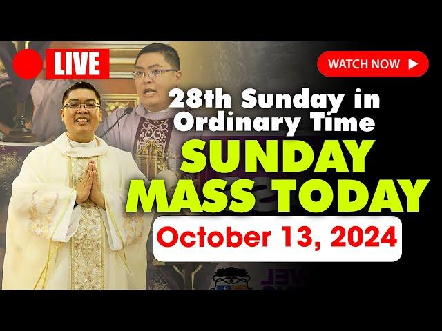 SUNDAY HOLY MASS LIVE TODAY - 4:00 AM Sunday OCTOBER 13, 2024 || 28th Sunday in Ordinary Time