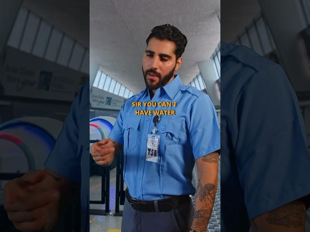 When TSA sees your water