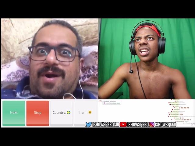 IShowSpeed Talks With An Iranian Guy On Omegle